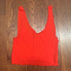 Out from under crop tank ❤️